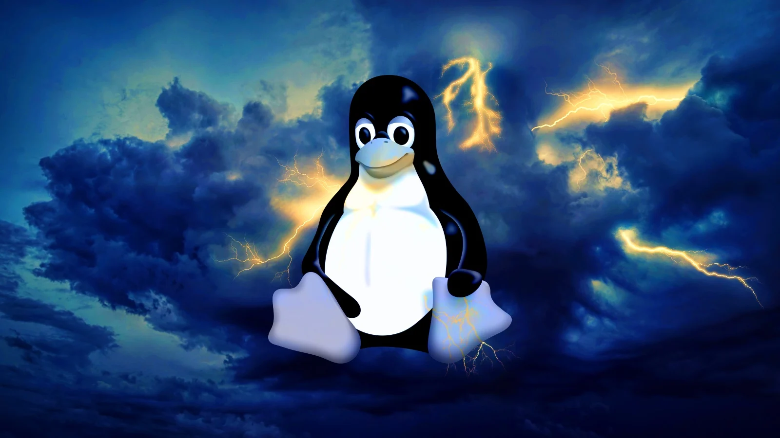 Linux_tux_lightning